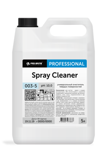 Spray Cleaner 5.